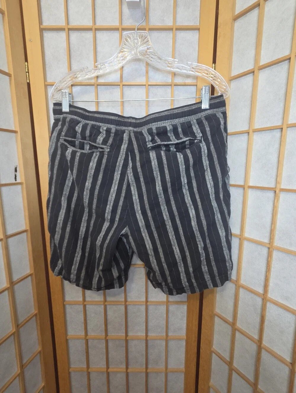 Banana Republic Striped Drawstring Deck Shorts Size M